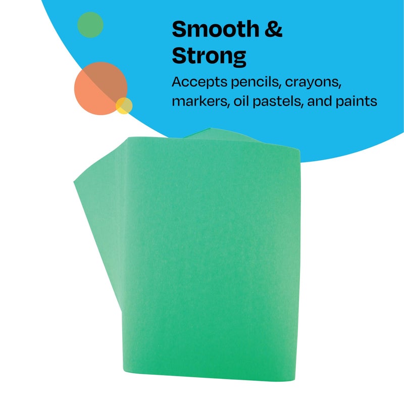 Childcraft Construction Paper, 9 x 12 Inches, Assorted Colors, 500 Sheets - Image 4
